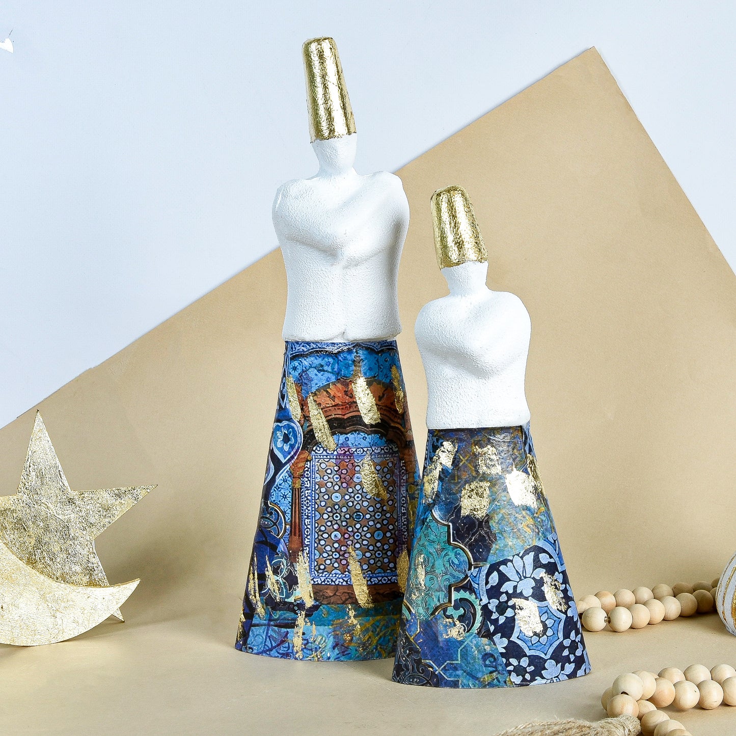 Collage Standing Dervish set of 2