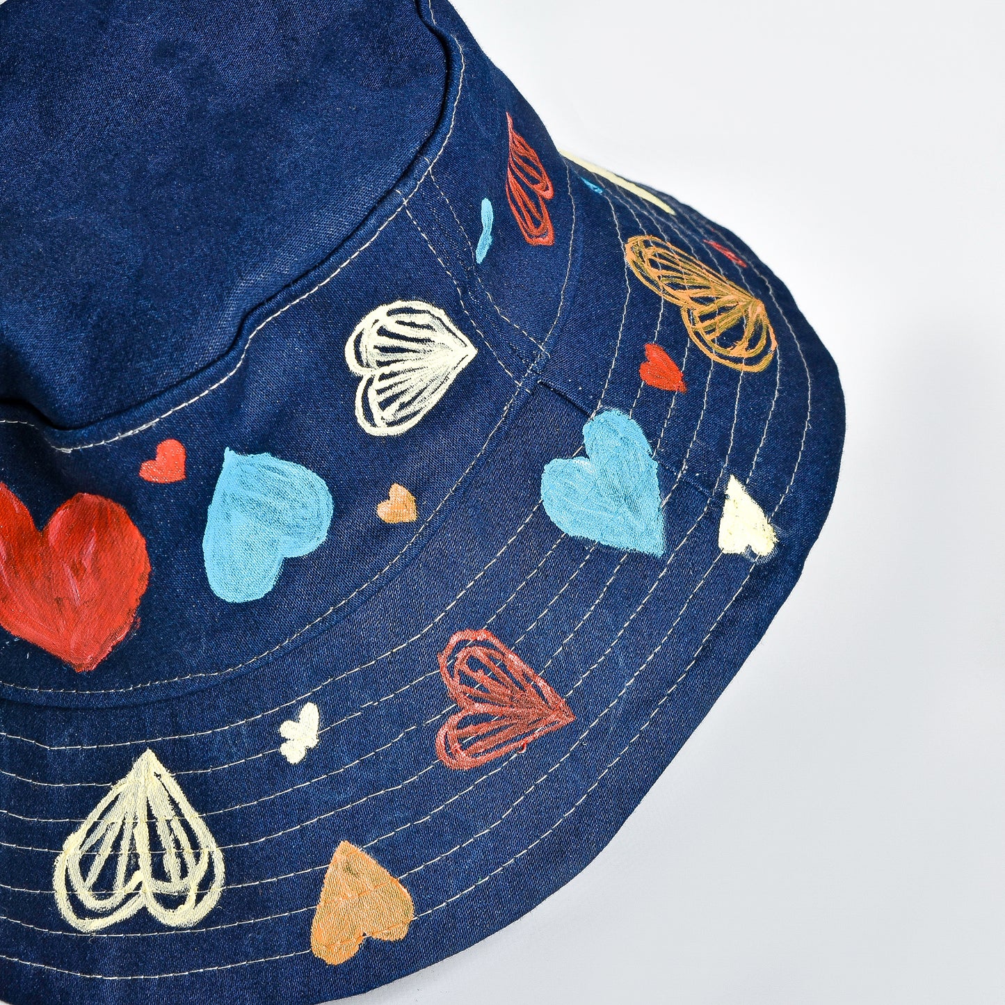 All Hearts Denim Hat