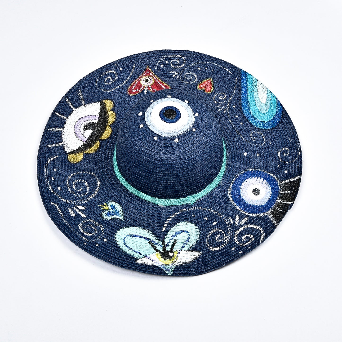Big Eyes & Heats Blue Hat
