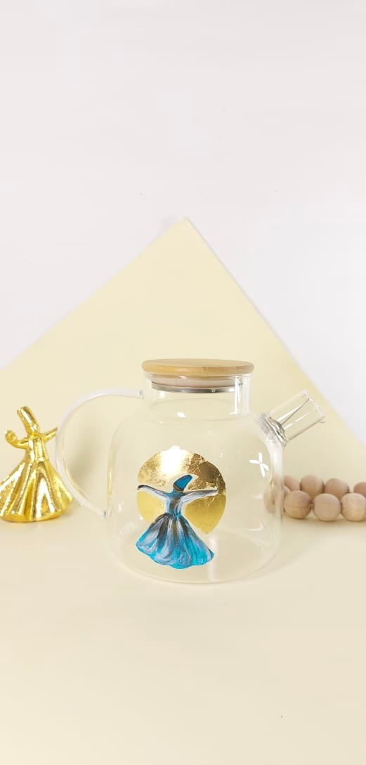 Gold Dancing Dervish Teapot