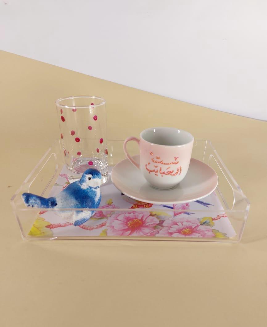 Blue & Yellow Bird Set -Cup