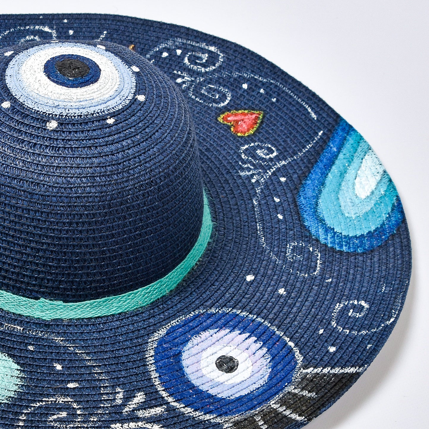 Big Eyes & Heats Blue Hat