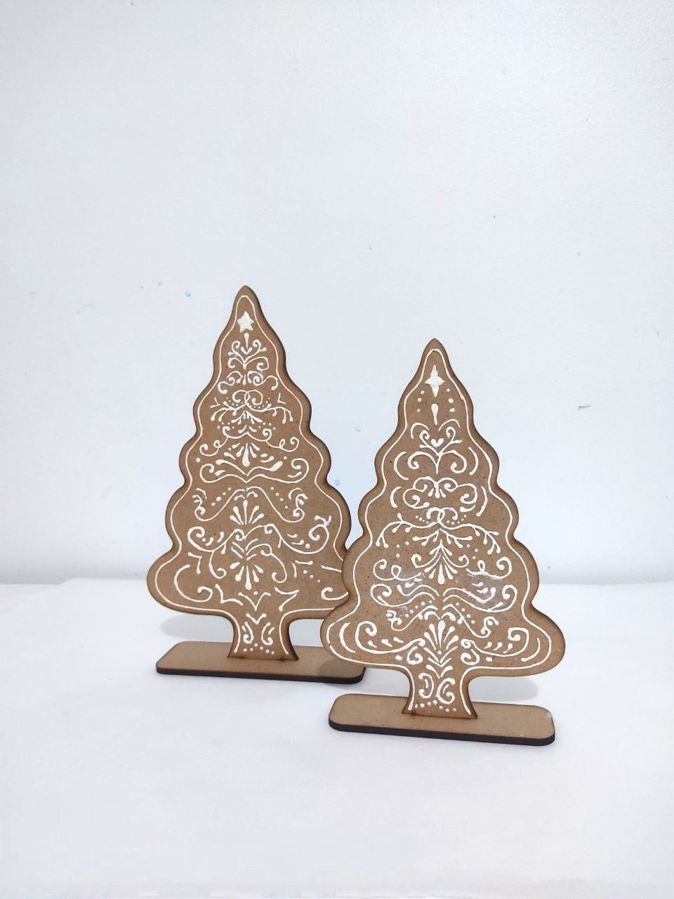 Round Edged Tree set of Two