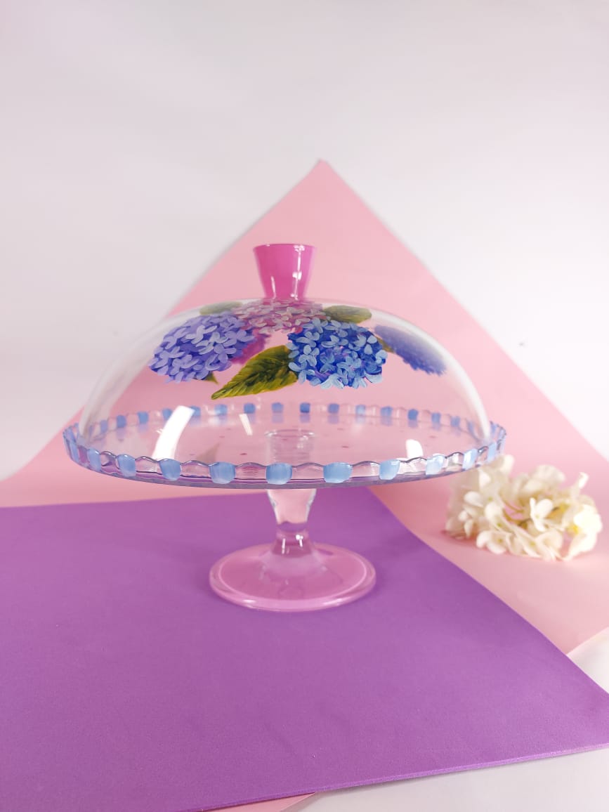 Hydrangea Cake Plate 30CM