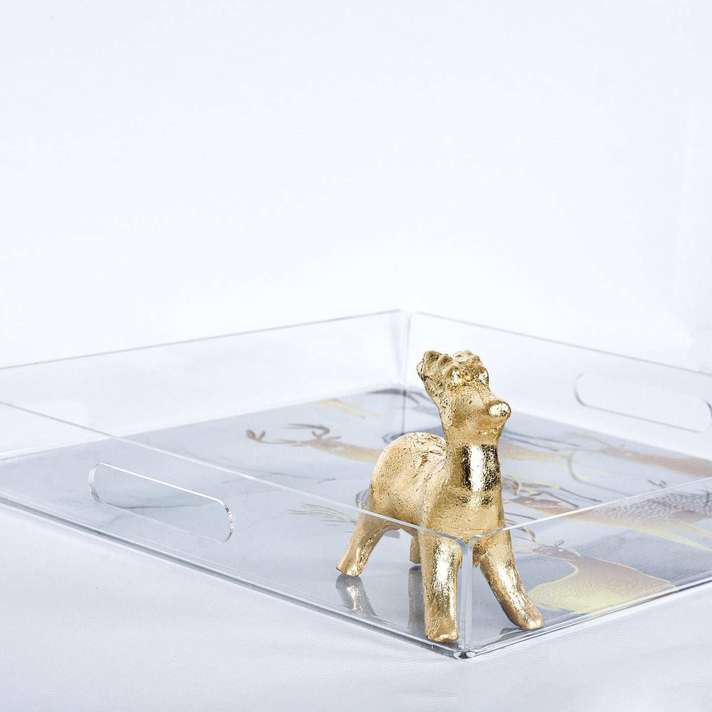 Metallic Deer Big Plexi Tray