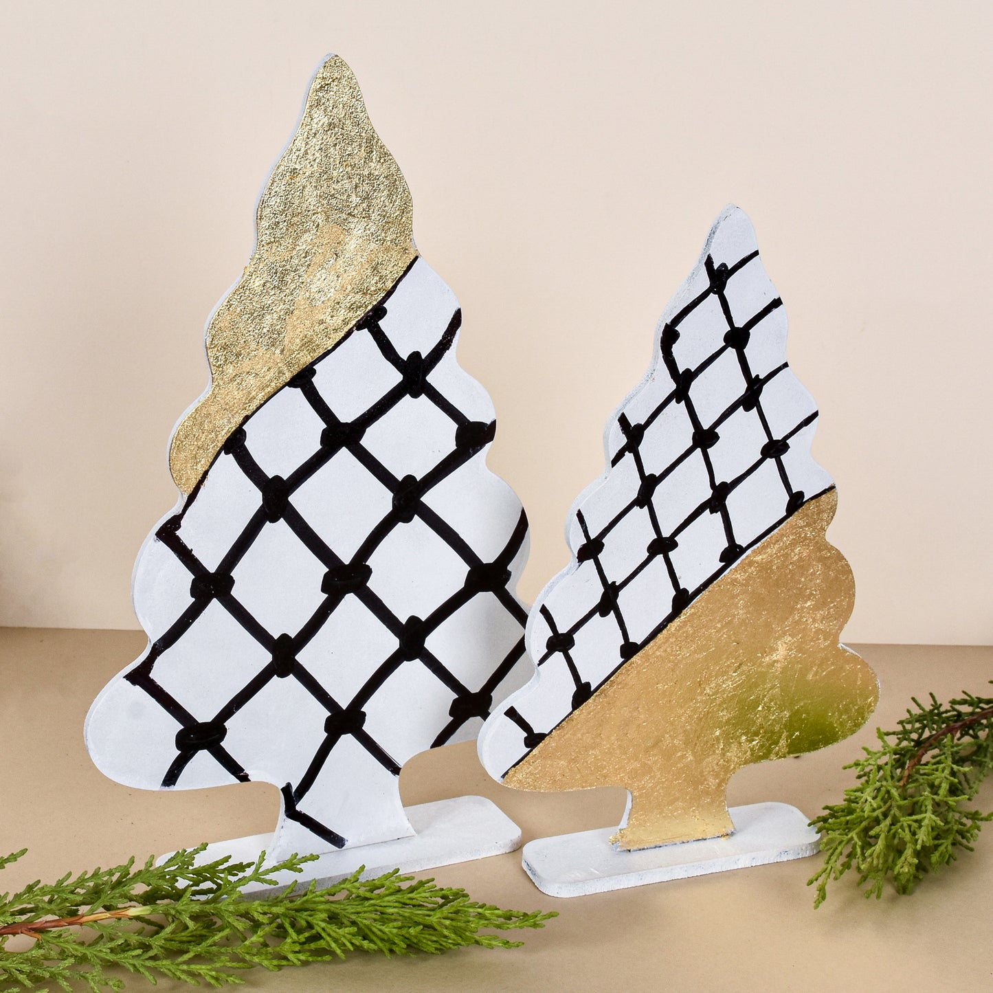 Palestine Round Edged Trees Set of 2