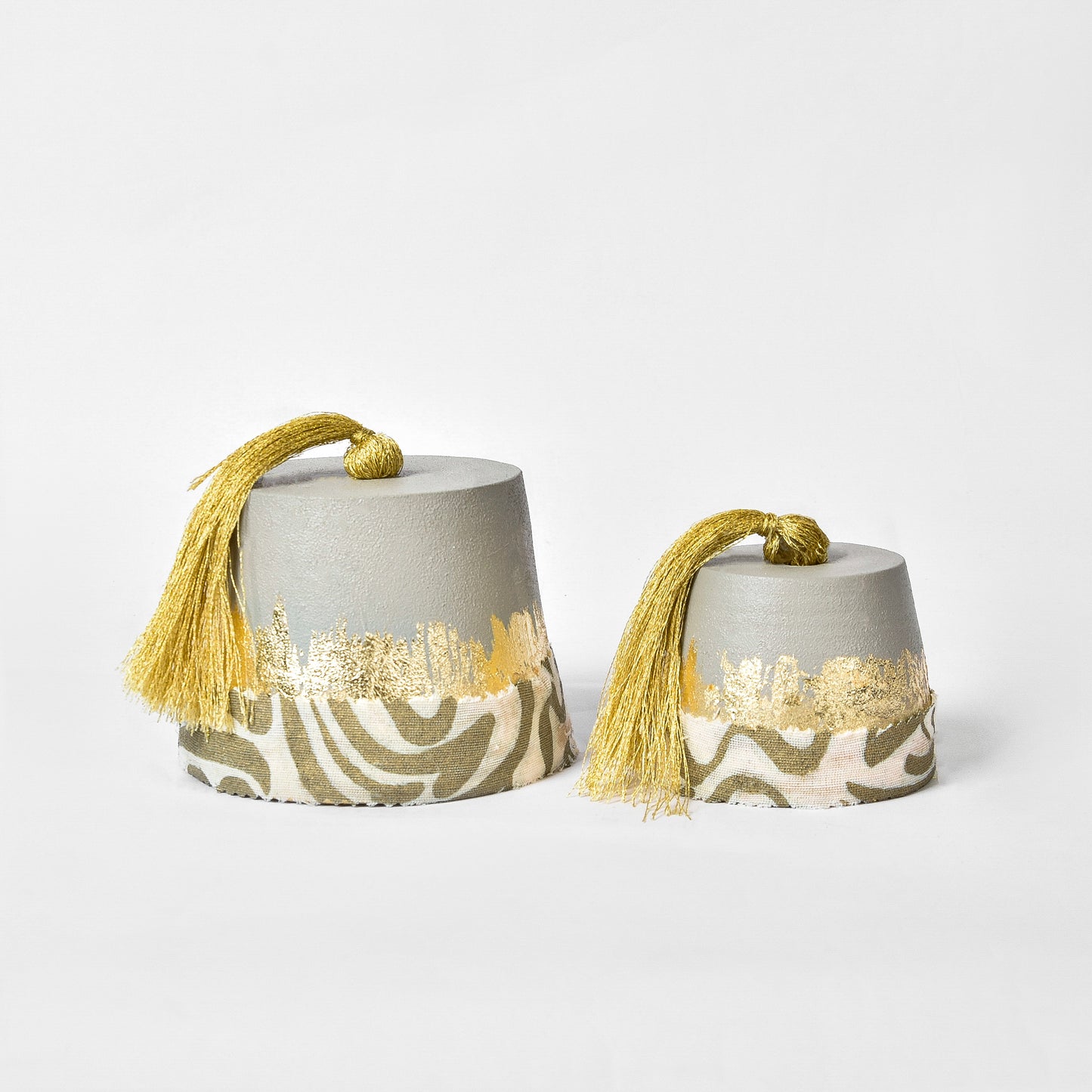 Calligraphy Tarboosh set of 2
