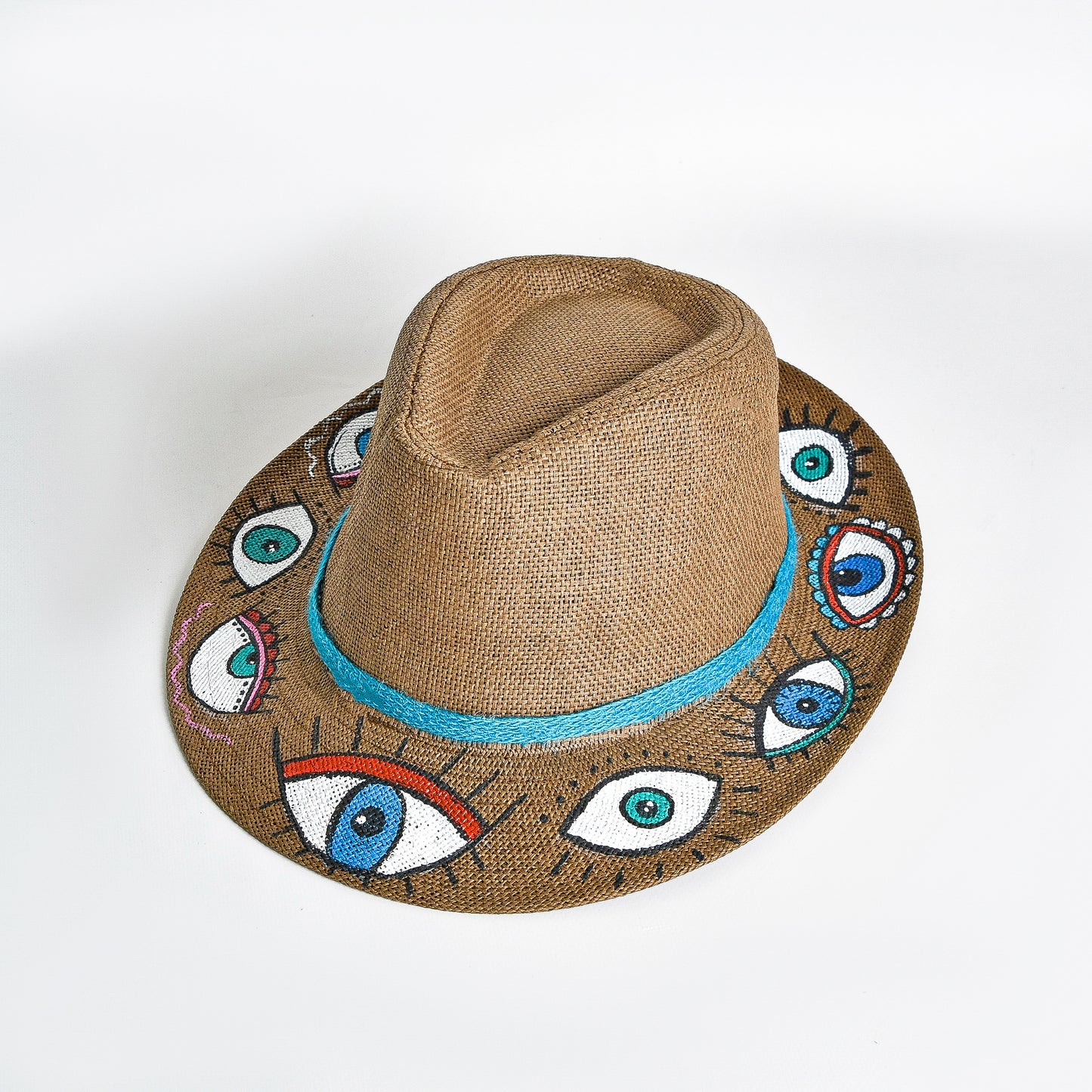All Eyes Beige Hat