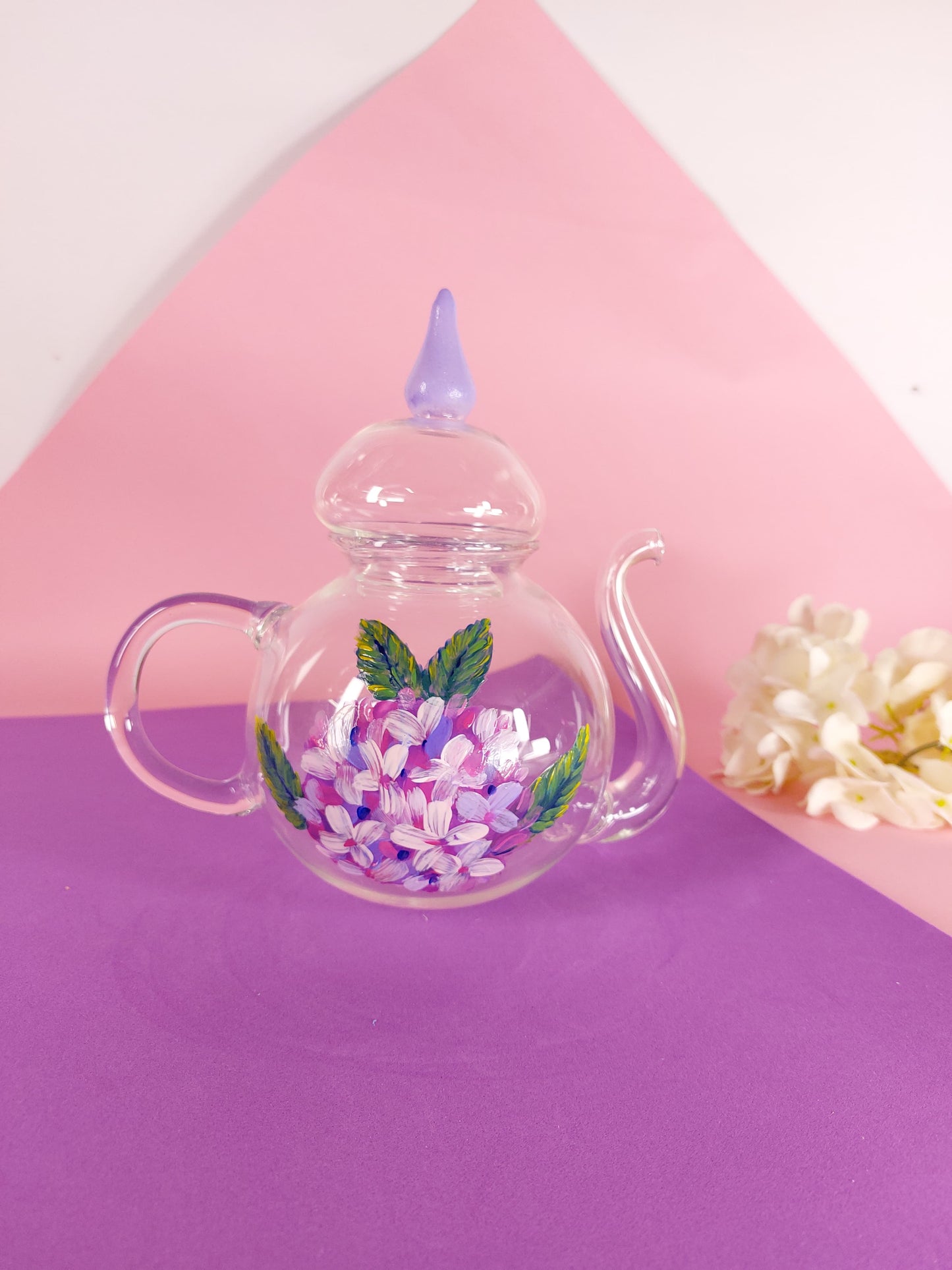 Hydrangea Teapot