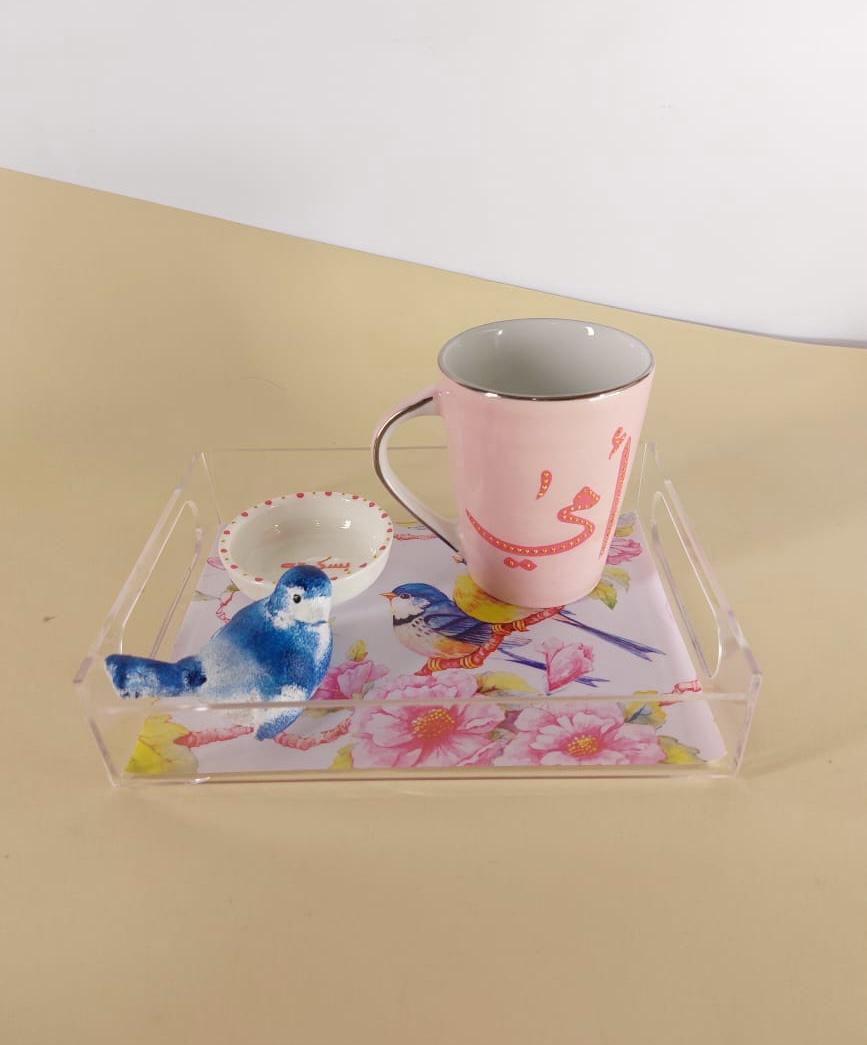 Blue & Yellow Bird Set - Mug