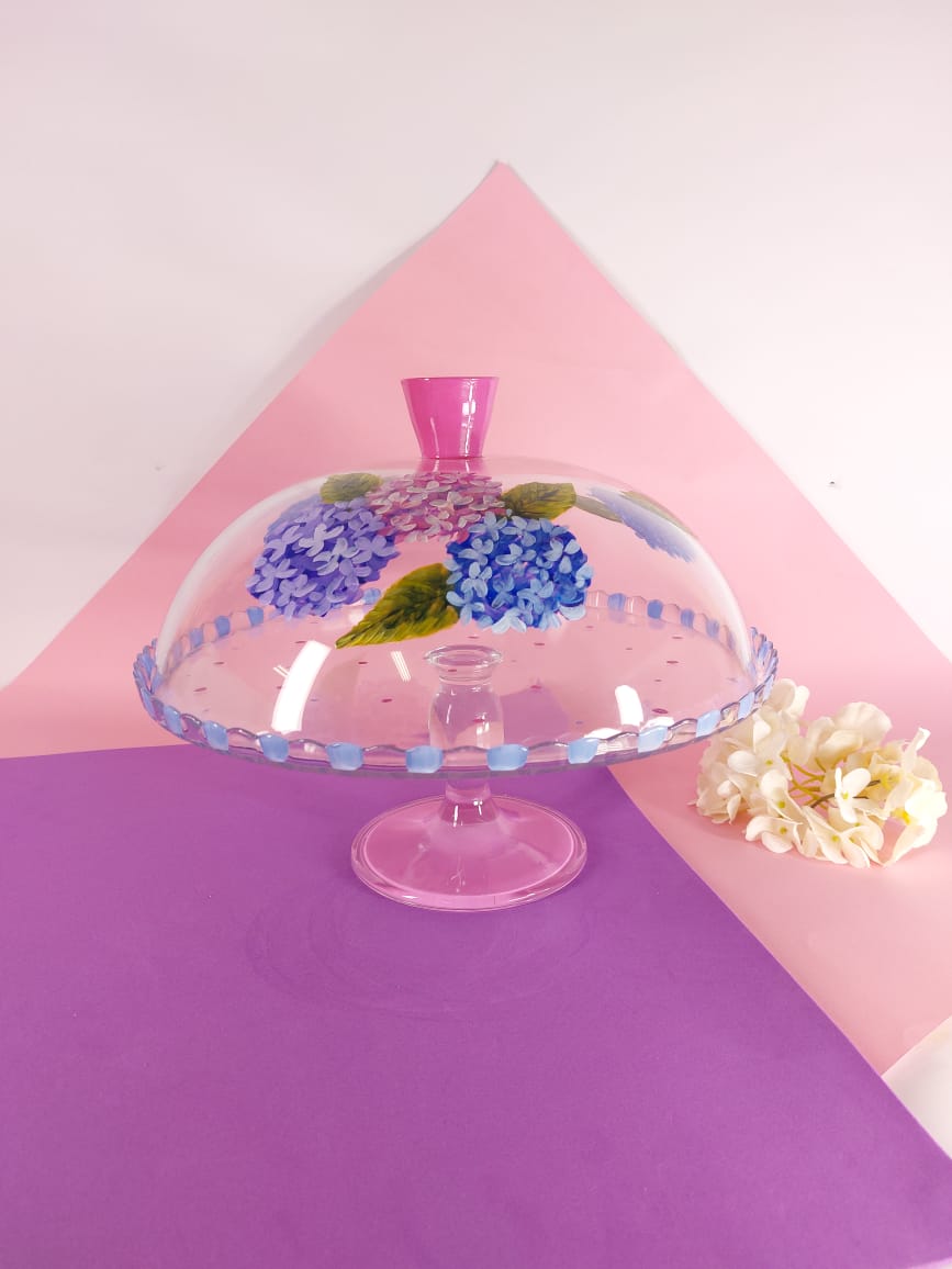 Hydrangea Cake Plate 30CM