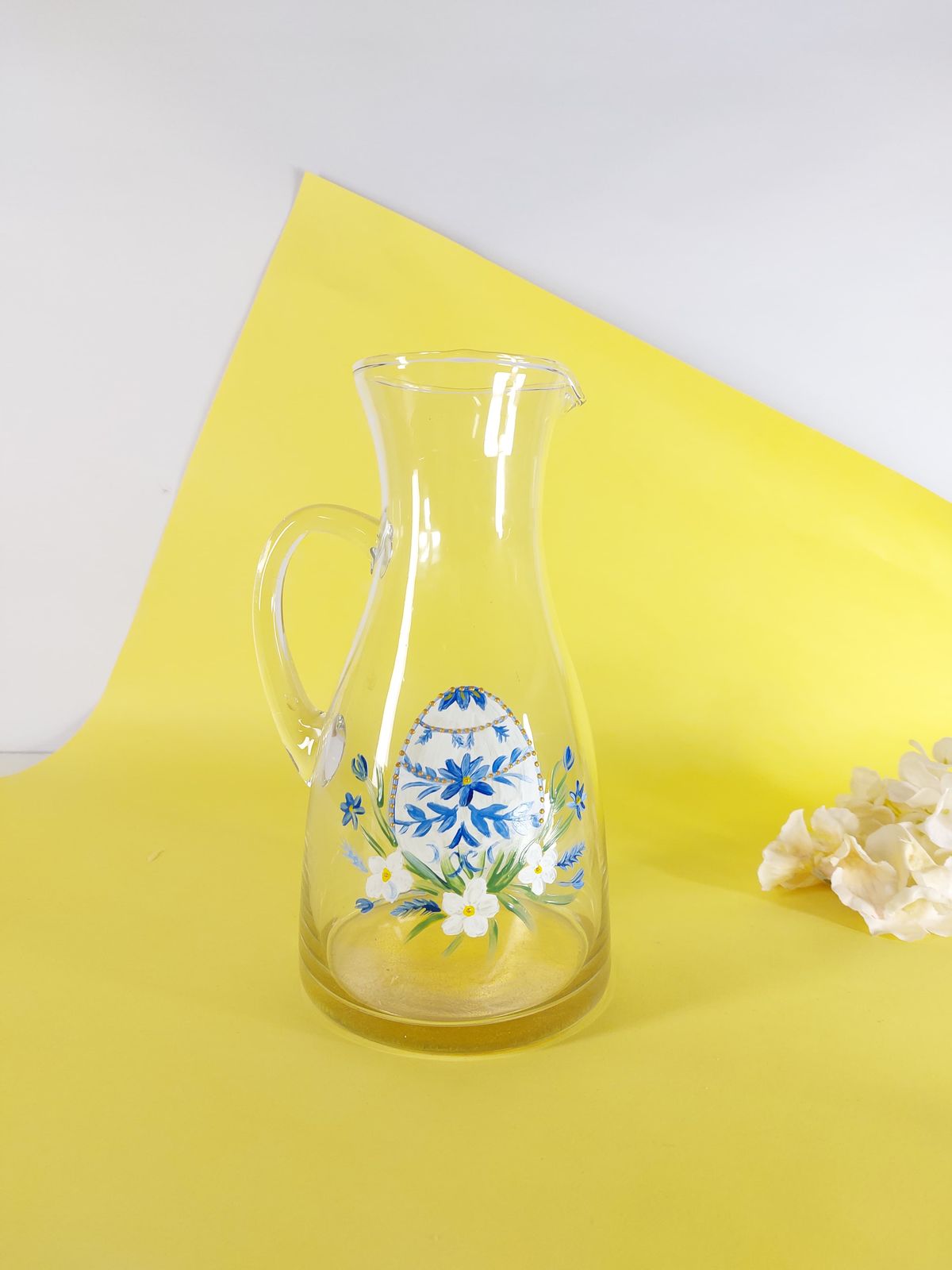 Blue Easter Egg Water Jug