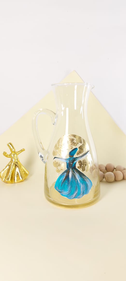 Gold Dancing Dervish Water Jug