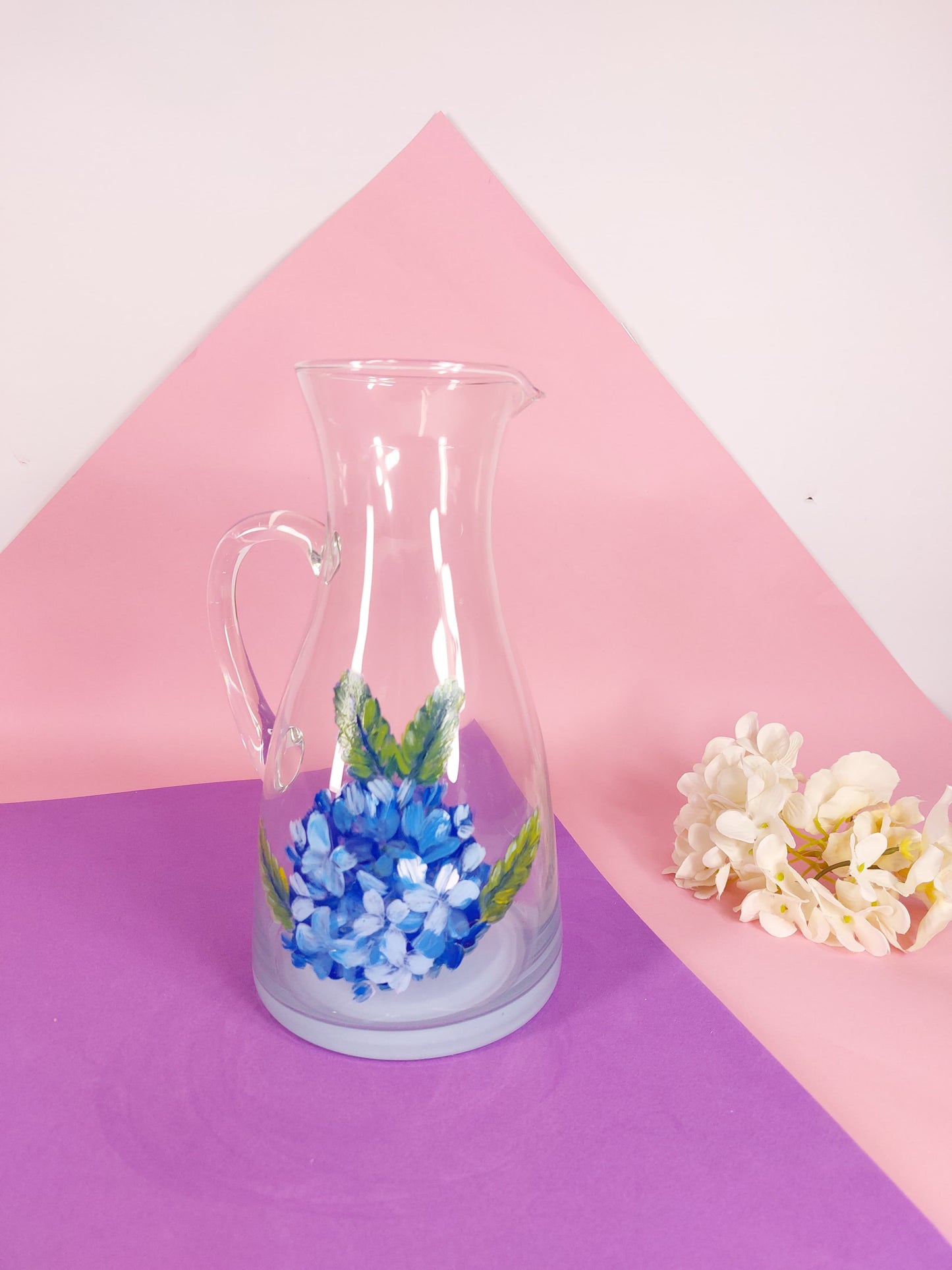 Hydrangea Water Jug