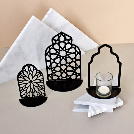 Metal Table Decoration Set of 3