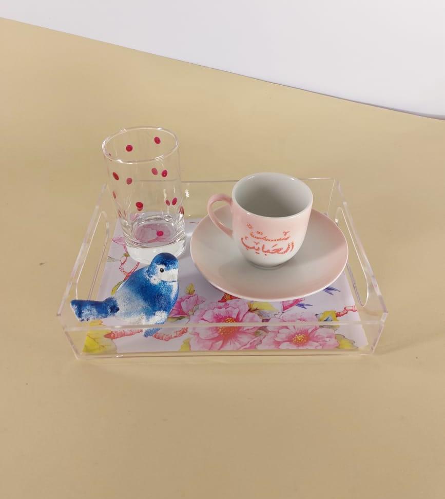 Blue & Yellow Bird Set -Cup