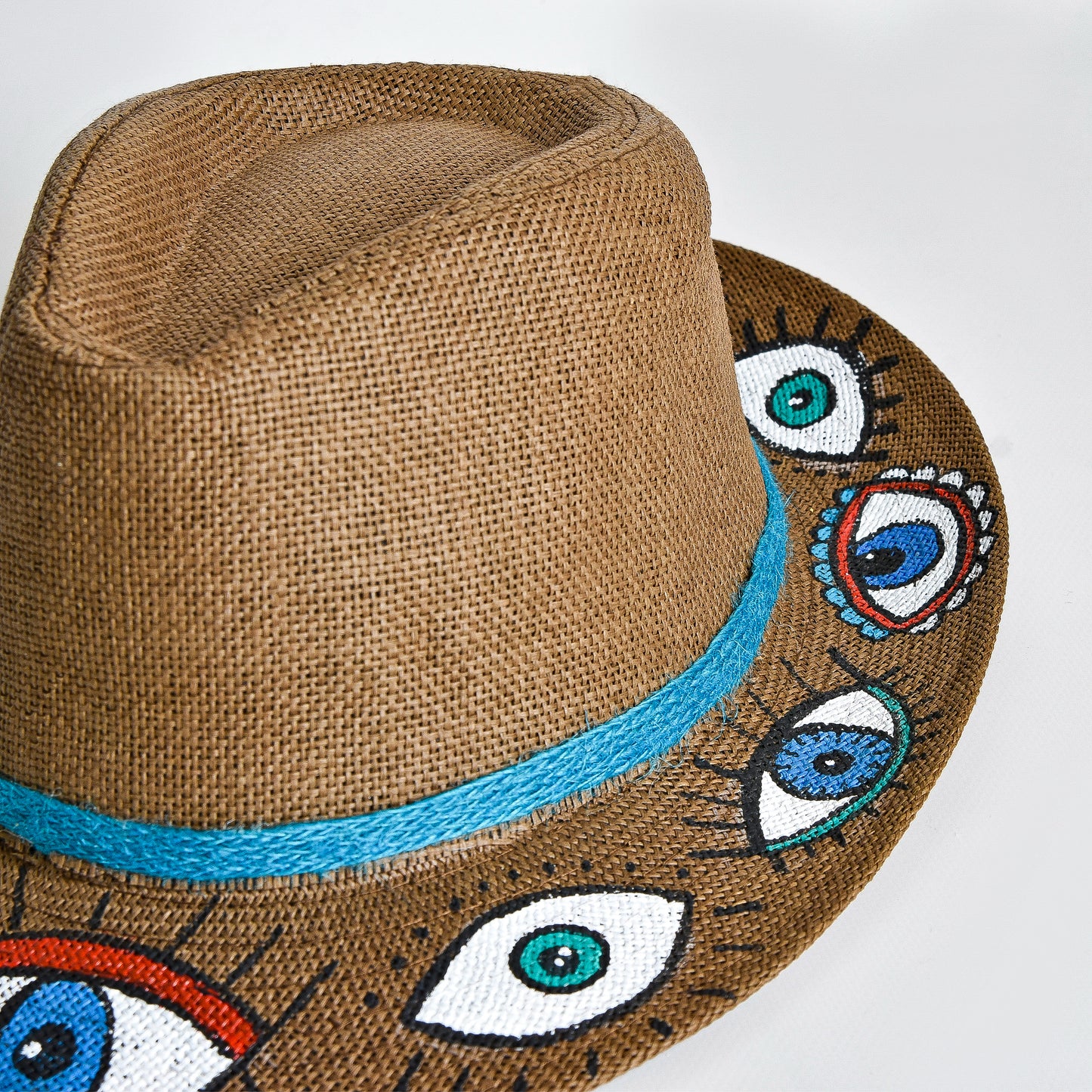 All Eyes Beige Hat