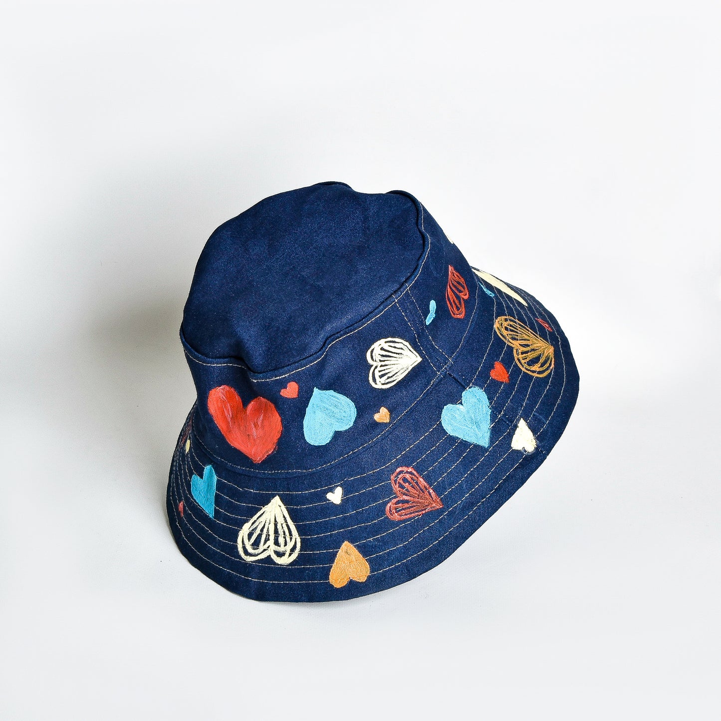 All Hearts Denim Hat