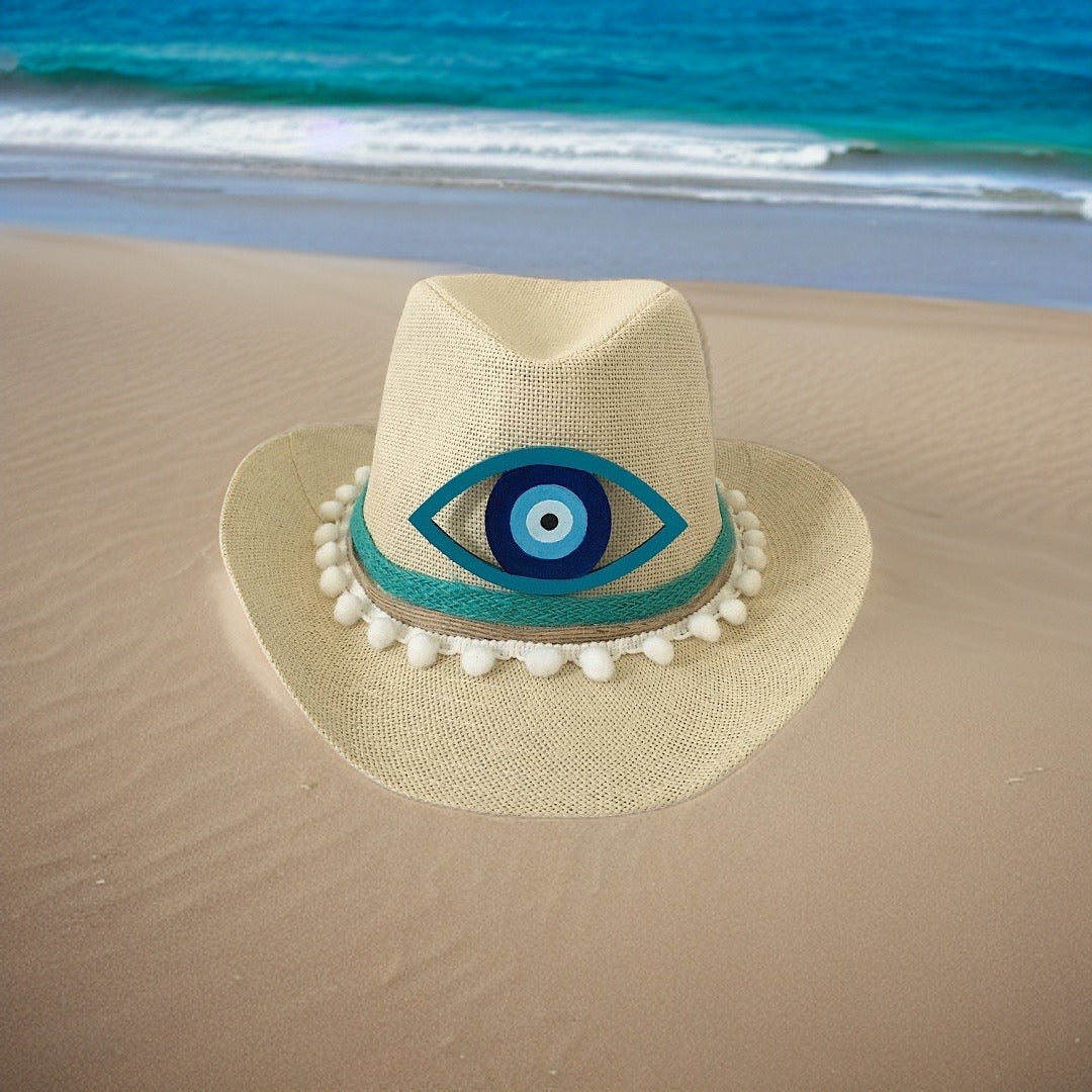 Blue Eye Handmade Summer Hat